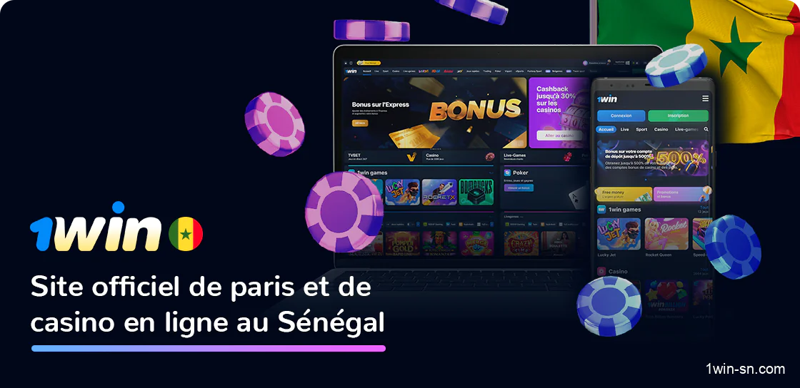 Site officiel de paris et de casino en ligne au Sénégal - 1Win